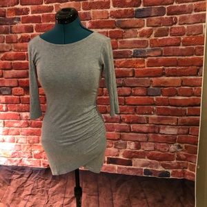 Papaya Gray Mini Dress